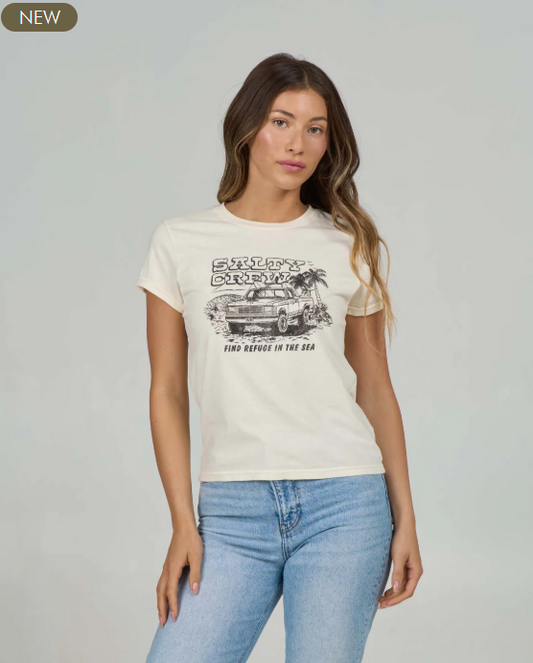 Salty Crew Truck Stop Modern Tee