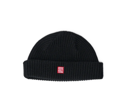 S-Double Red Cube Low Beanie