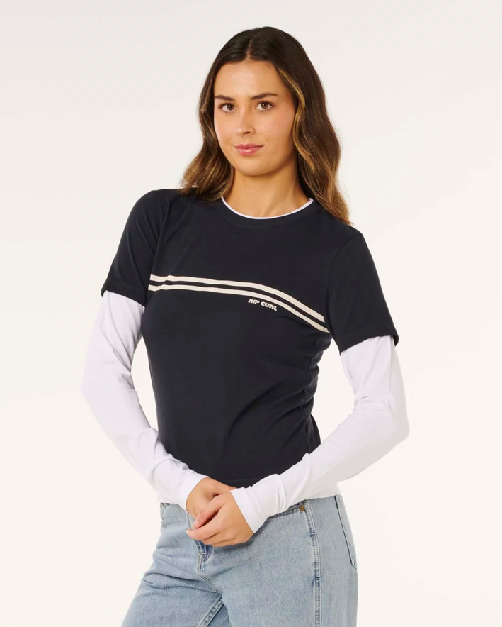 Rip Curl Surf Revival Layered LS Tee