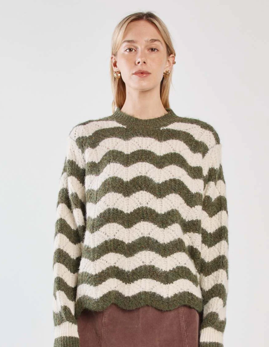SASS Nikita Wavy Stripe Knit
