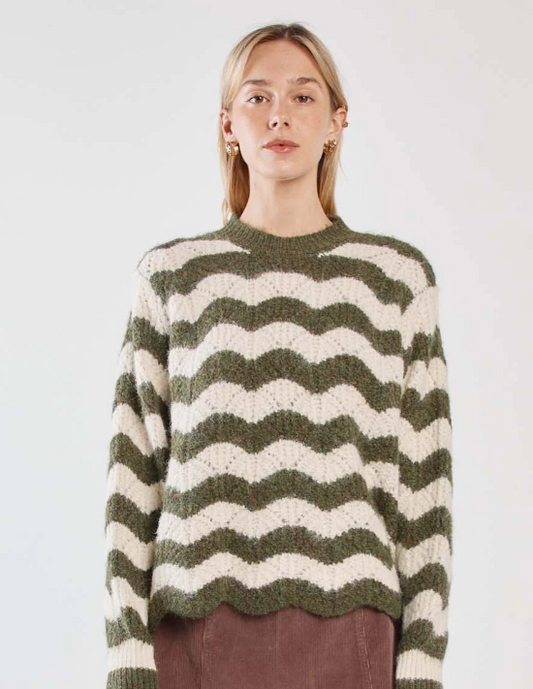 SASS Nikita Wavy Stripe Knit