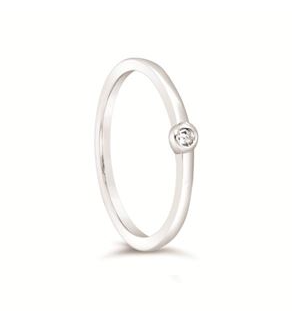 Stones & Silver Cubic Zirconia Ring
