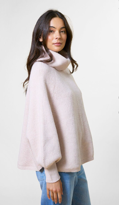 Stella & Gemma Polo Neck Poncho