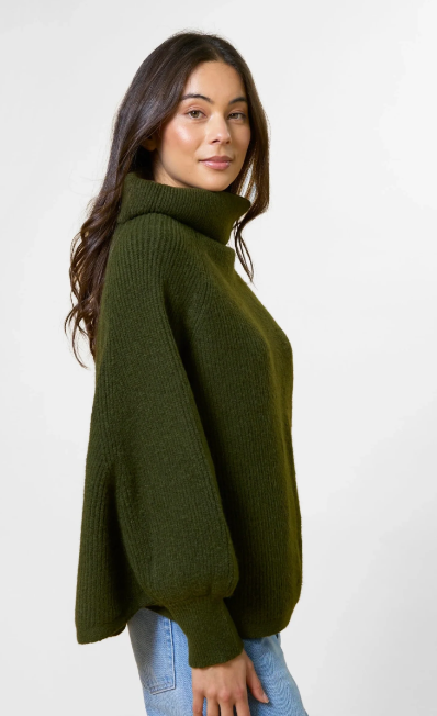 Stella & Gemma Polo Neck Poncho