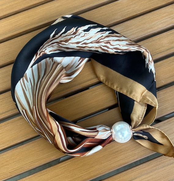 Antler Pearl Fasten Neck Tie