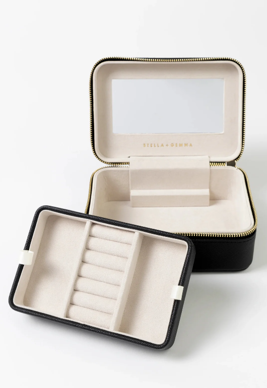 Stella & Gemma Jewel Box Rectangle – Large Black