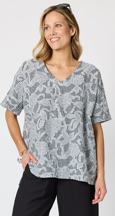 Clarity Tapestry Print Top