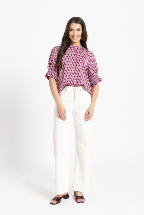 Seeking Lola Movement SS Blouse