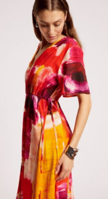 Eb & Ive Palerma Tie Maxi Dress