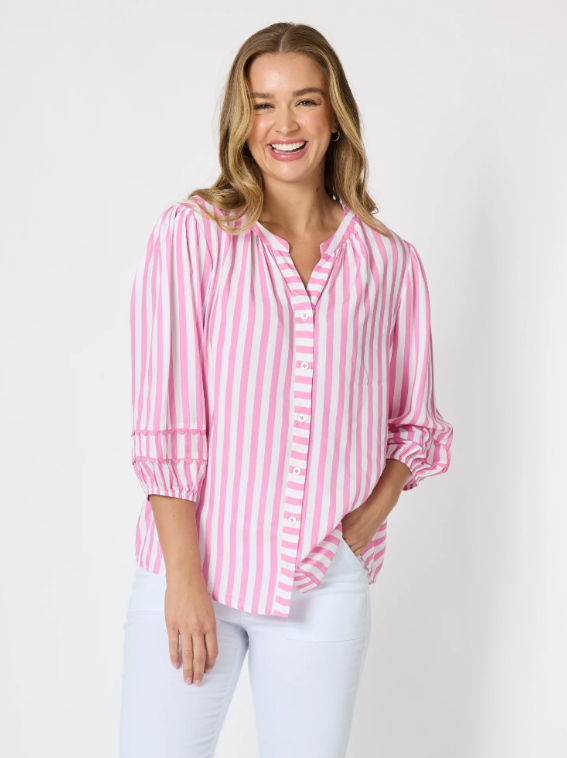 Threadz Montecito Stripe Top