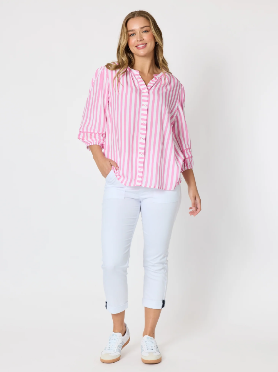 Threadz Montecito Stripe Top