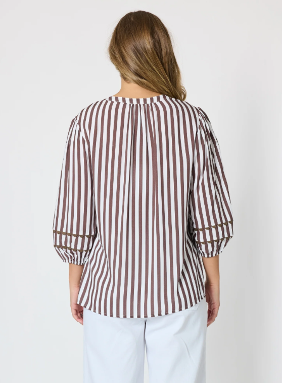 Threadz Montecito Stripe Top