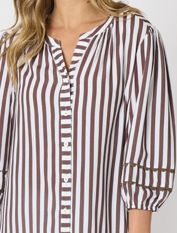 Threadz Montecito Stripe Top