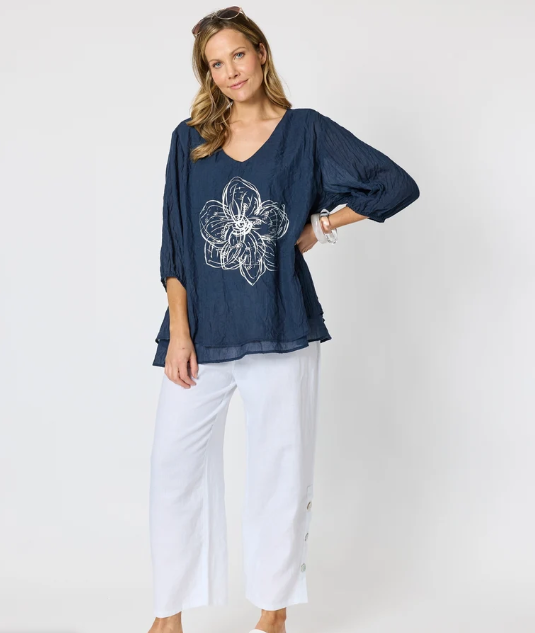 Clarity Camellia Top