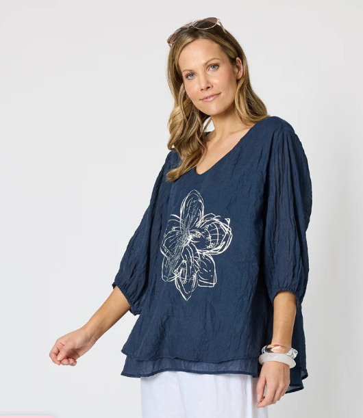 Clarity Camellia Top