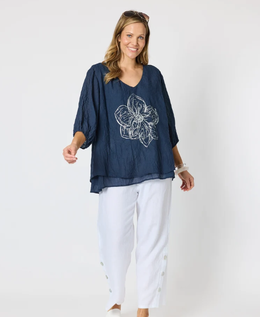 Clarity Camellia Top