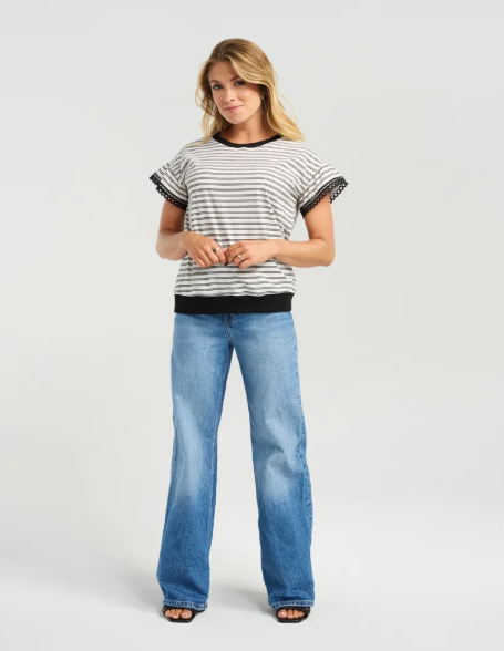 NMBR Rose Dovie Top