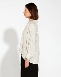 F+B Heritage Linen Batwing Blouse