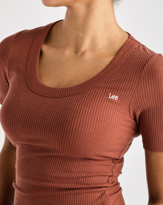 Lee Scoop Slim Rib Tee