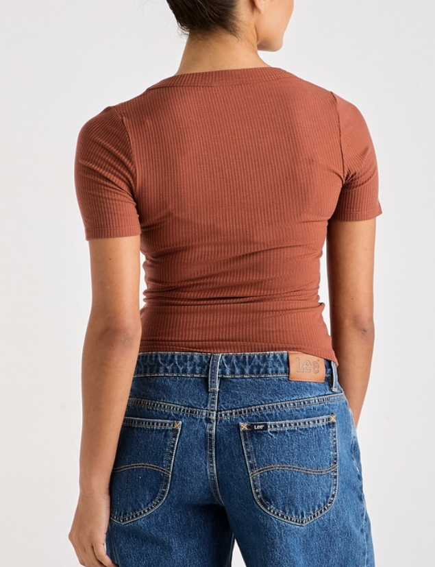 Lee Scoop Slim Rib Tee