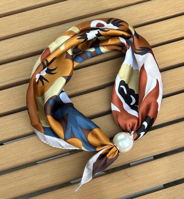 Antler Pearl Fasten Neck Tie