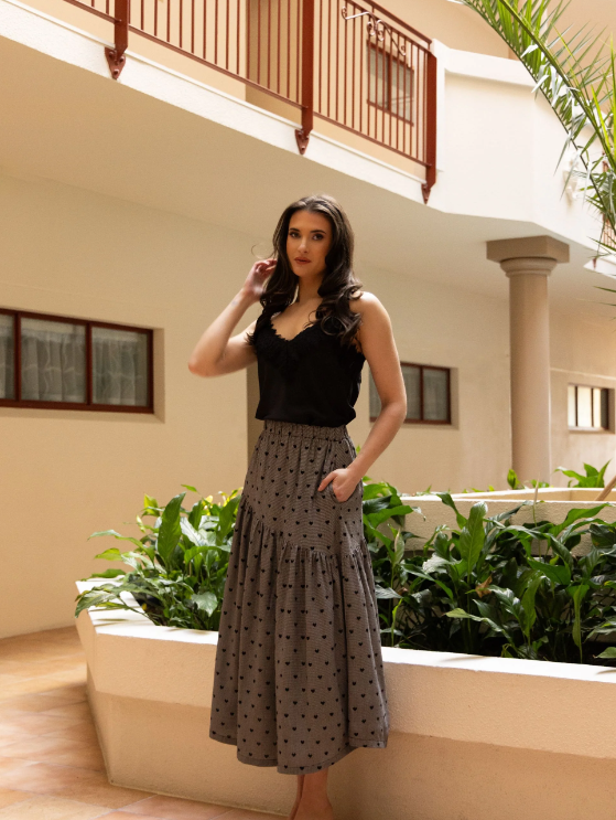 Seeking Lola Devine Maxi Skirt