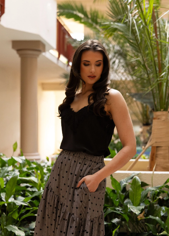 Seeking Lola Devine Maxi Skirt