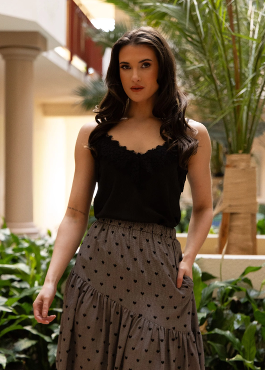 Seeking Lola Devine Maxi Skirt