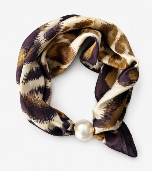 Antler Pearl Fasten Neck Tie