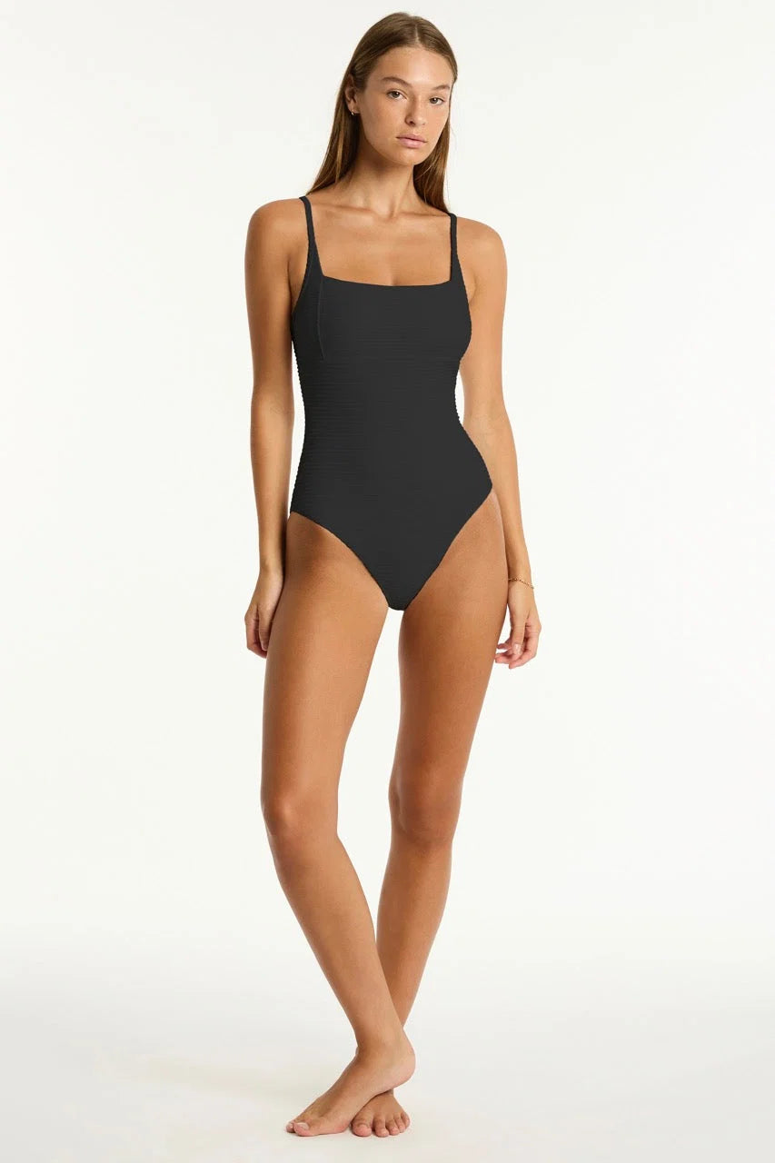 Sea Level Spinnaker Square Neck One Piece