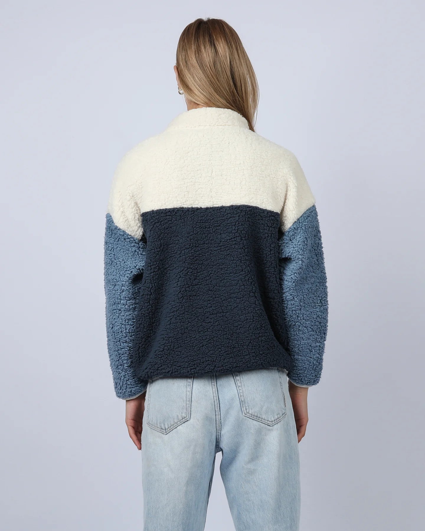 T & C Surf Blockout 1/4 Zip Sherpa