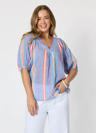 Threadz Laguna Stripe Top