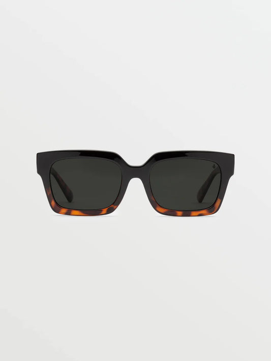 VOLCOM Domeinator Sunglasses Gloss Darkside/Gray Polar