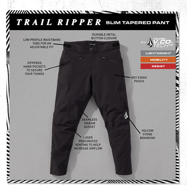 Volcom Trail Ripper Mountain Bike Pant β Red Streetwear