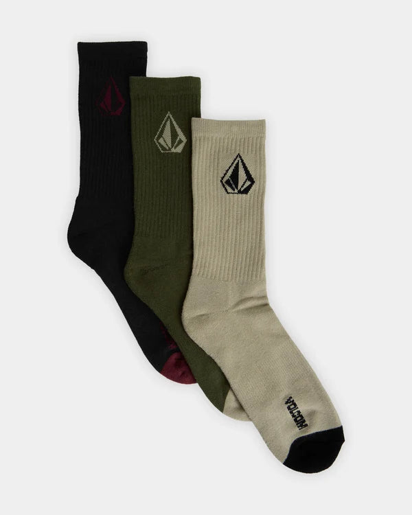 Volcom Full Stone Mix 3pk Socks