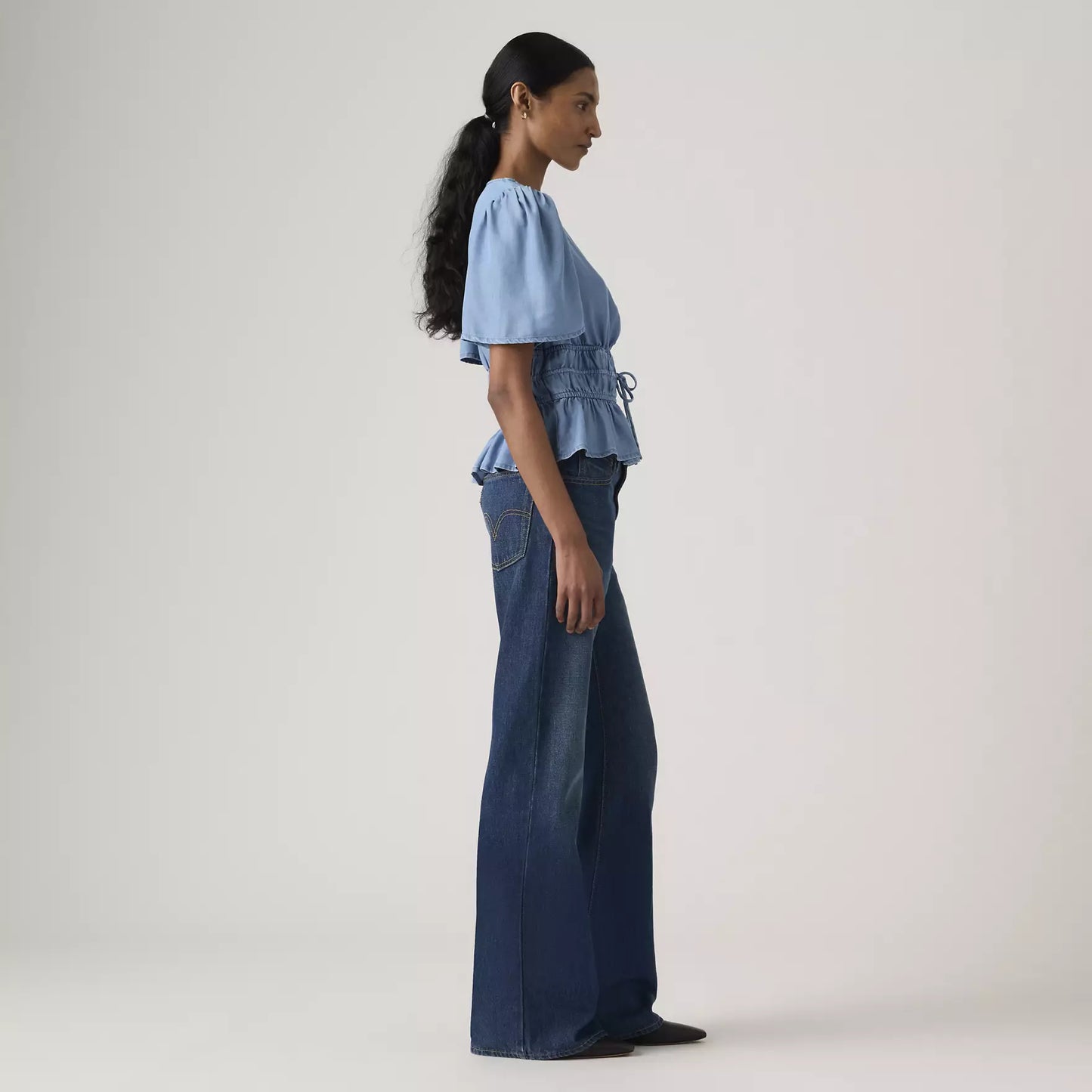 Levis Middy Loose Boot Jeans