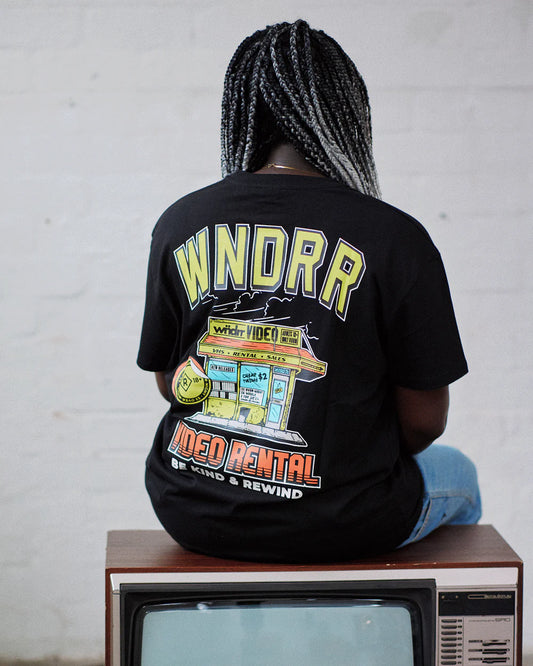 WNDRR Video Rental Box Fit Tee