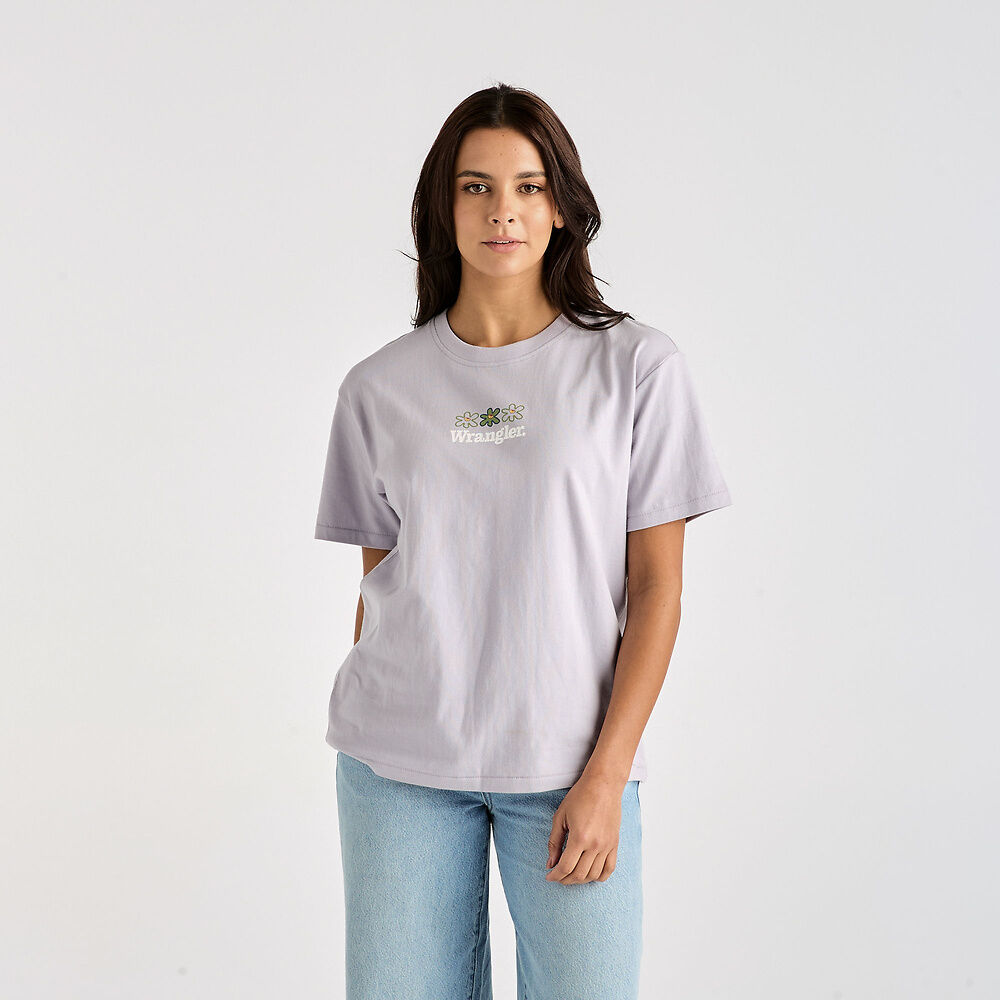 Wrangler Daisies Relaxed Tee