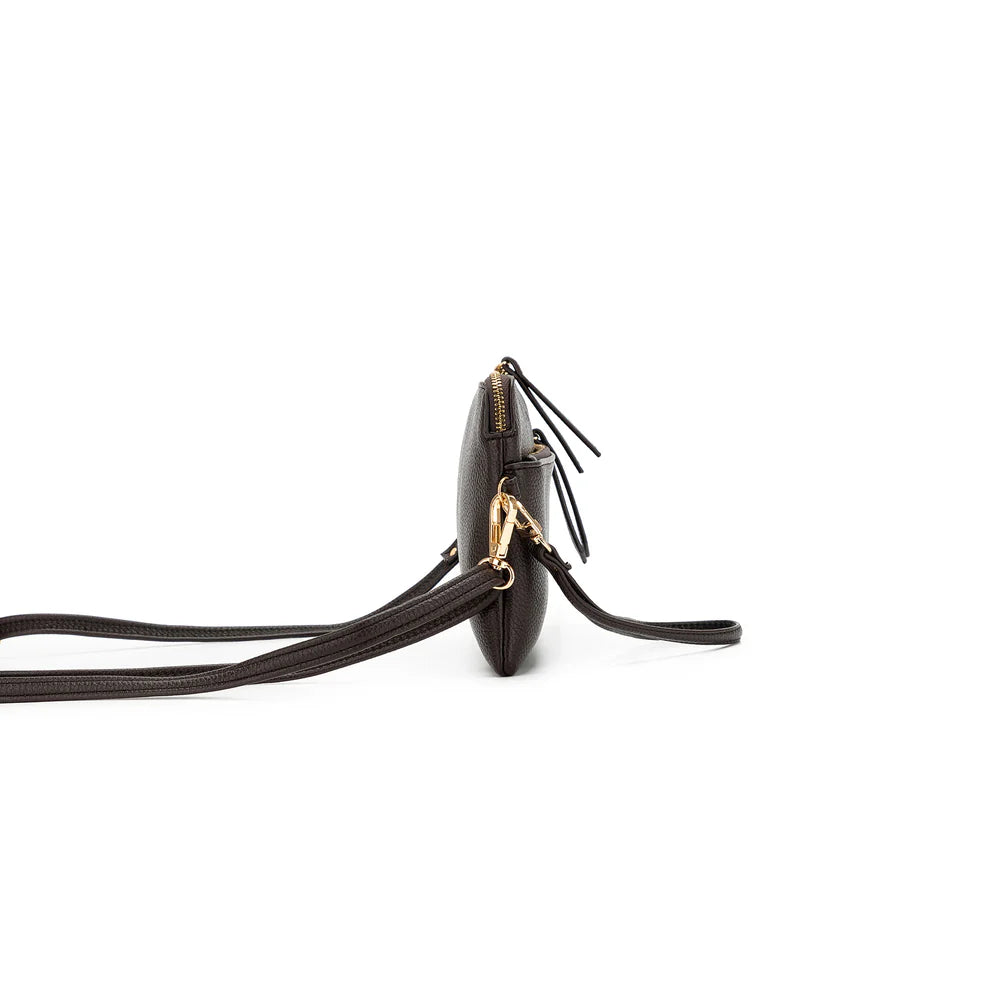 Black Caviar Jessie Crossbody Clutch