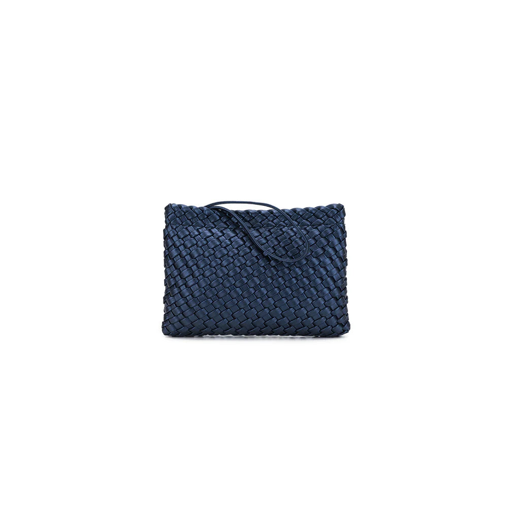 Black Caviar St Moritz 2 Piece Woven Handbag