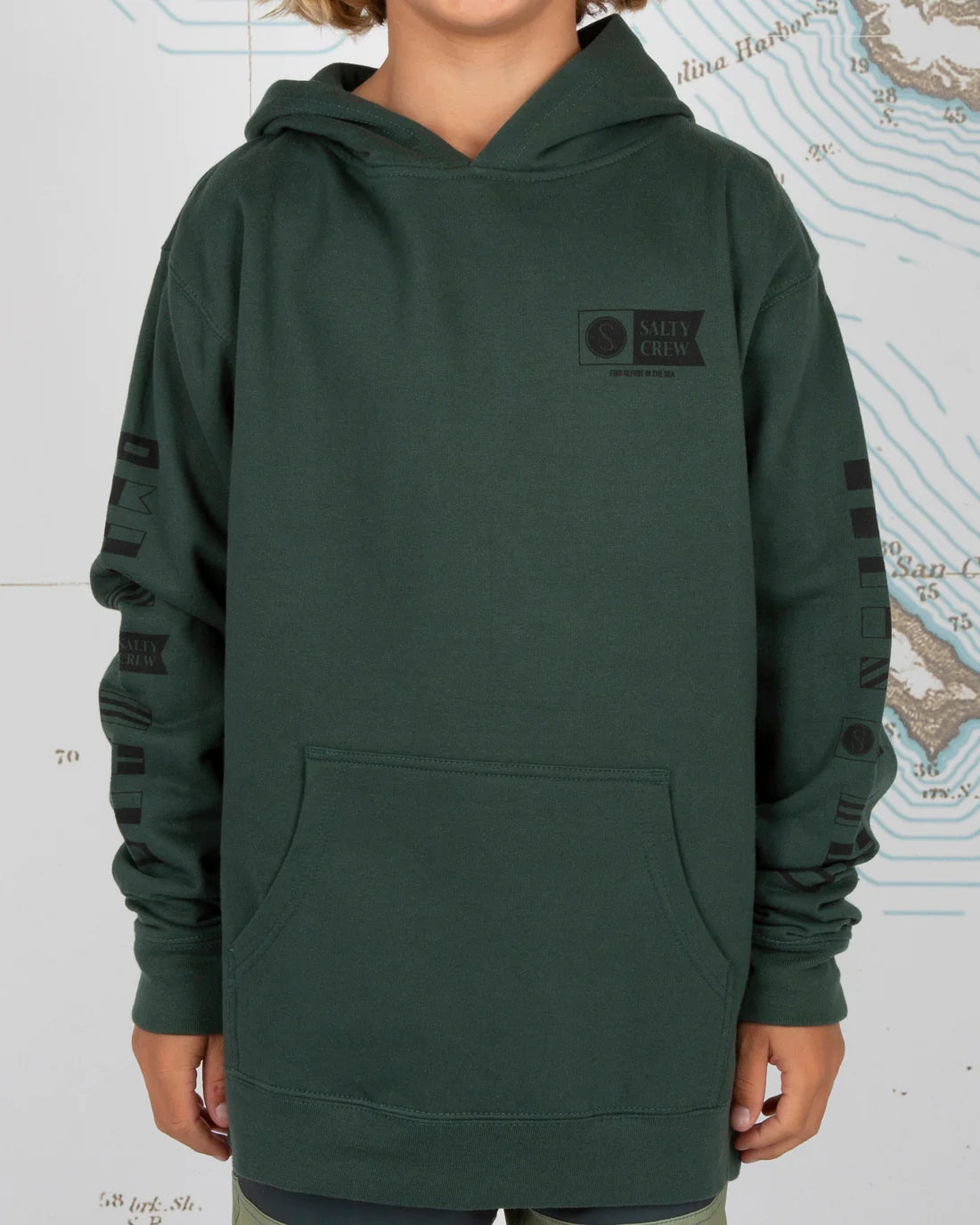 Salty Crew Alpha Flag Boys Fleece