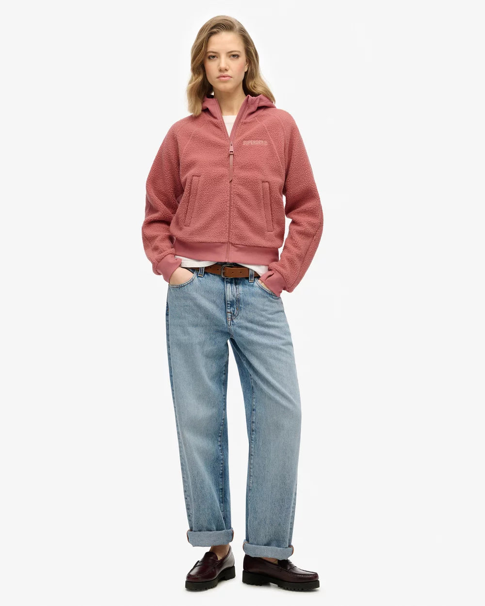 Superdry Active Tech Fleece Full Zip Hood