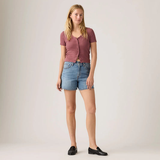 Levis Cinch Mid-Thigh Denim Short