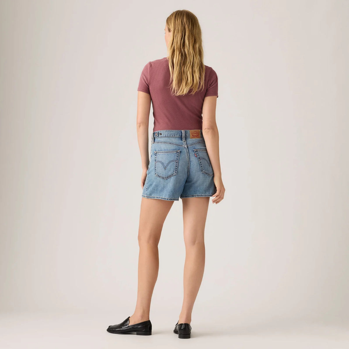 Levis Cinch Mid-Thigh Denim Short