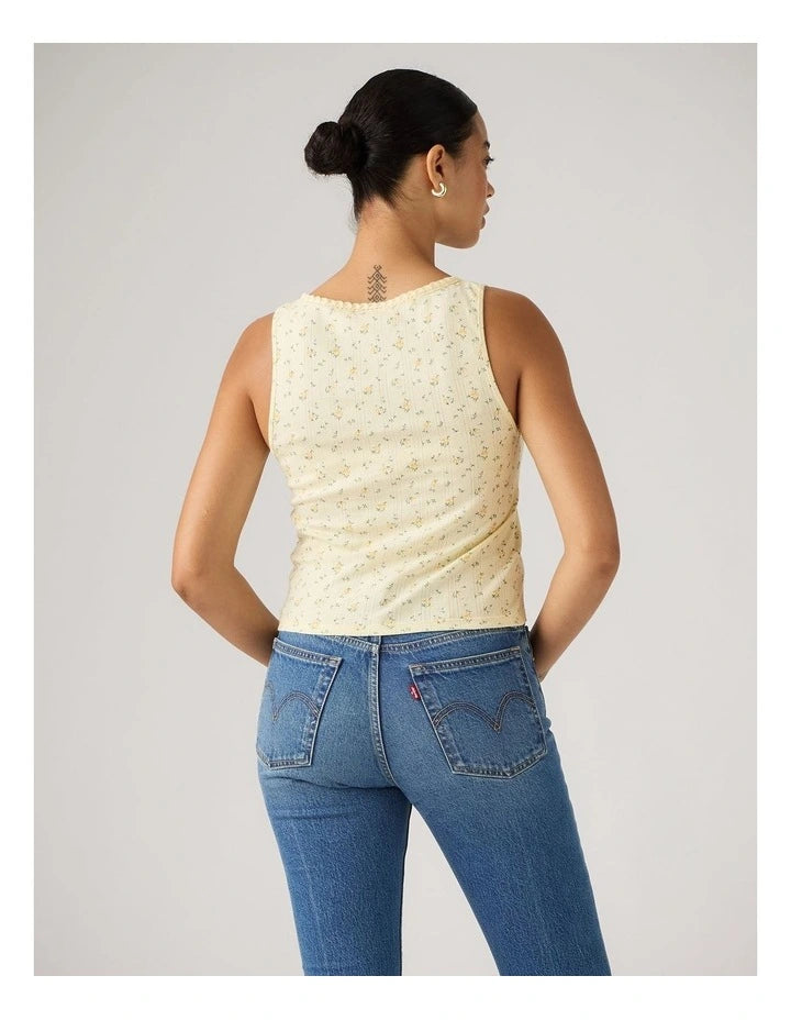 Levis Dry Goods Pointelle Lace Tank