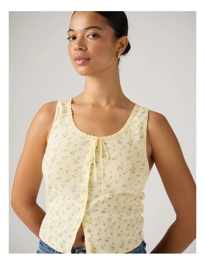Levis Dry Goods Pointelle Lace Tank