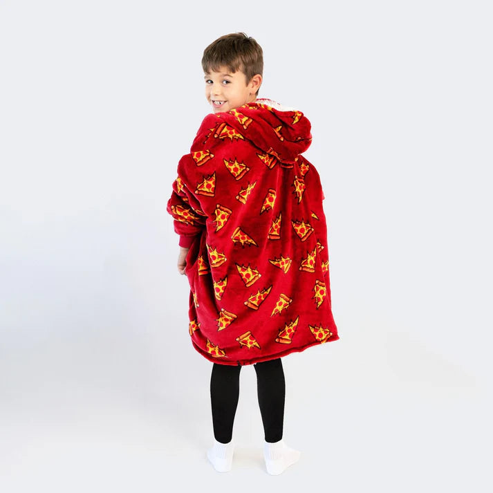 Oodie Original Kids Pizza Red Streetwear