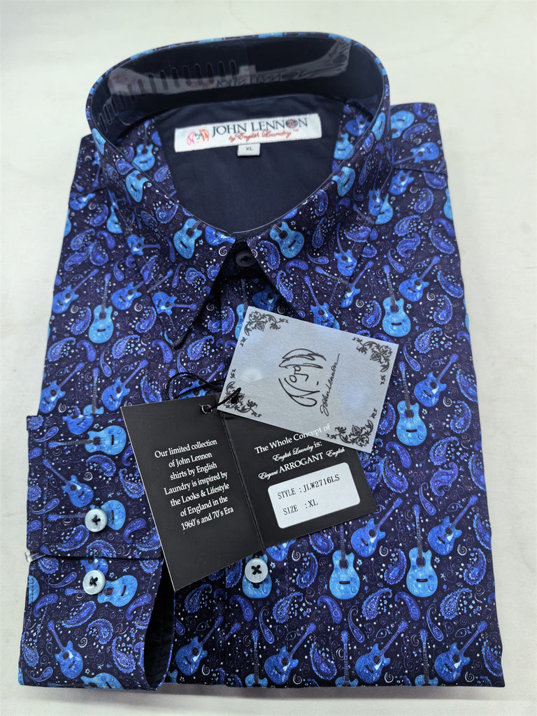 English Laundry Mens Long Sleeve Shirt