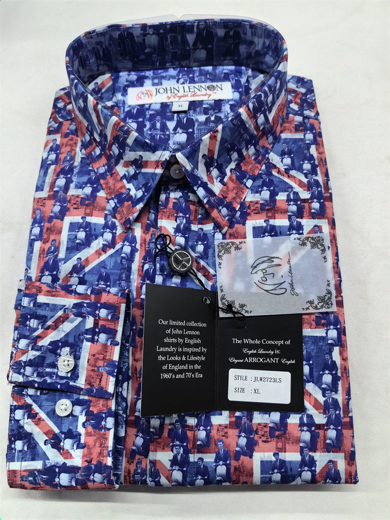 English Laundry Mens Long Sleeve Shirt