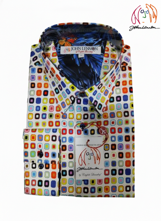 John Lennon Squares L/S Shirt JLW2573